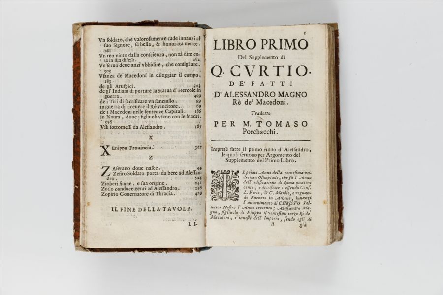 De'Fatti di Alessandro Magno… Q Curtio. 1723