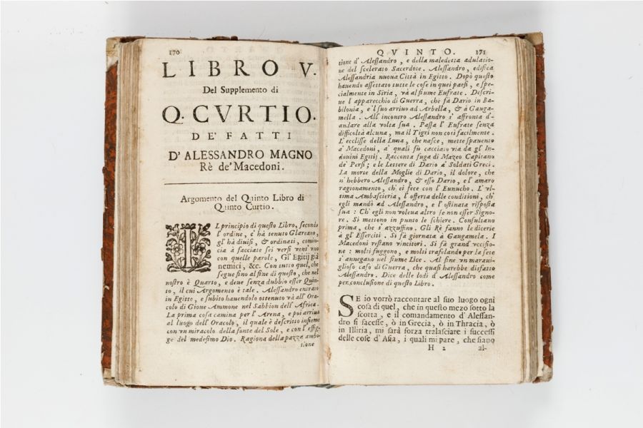 De'Fatti di Alessandro Magno… Q Curtio. 1723