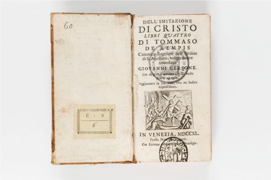DELL'IMITAZIONE DI CRISTO. 1740