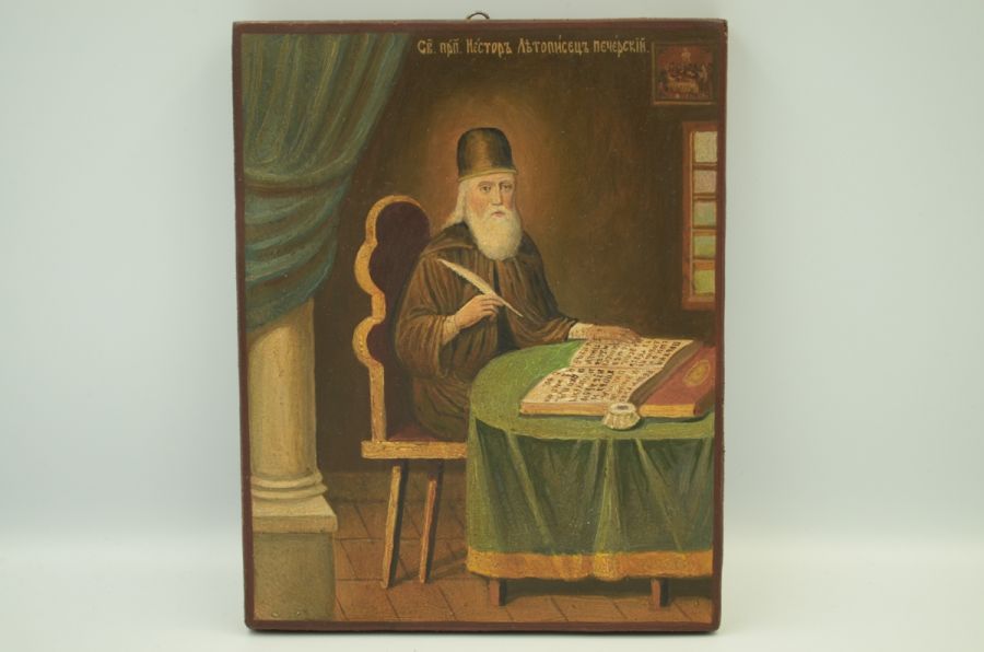 Ікона Преподобний Нестор Літописець Печерський