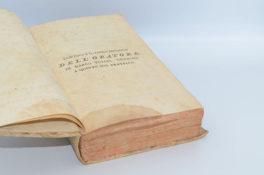 Dell Oratore Cicerone. 1769