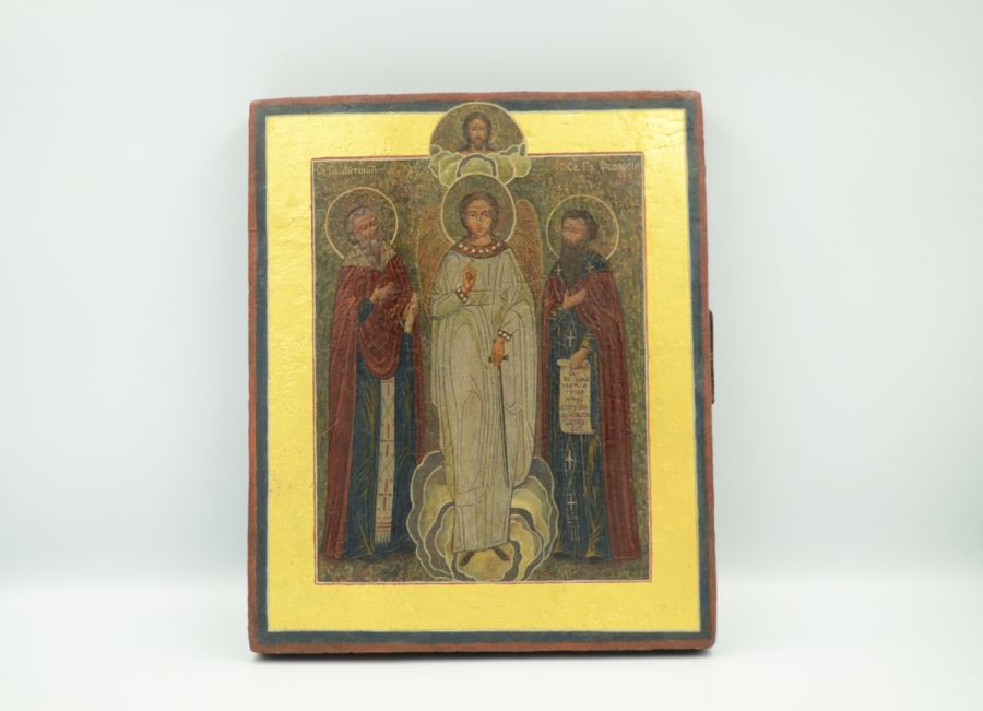 Ікона Преподобний Антоній та Феодосій Печерські