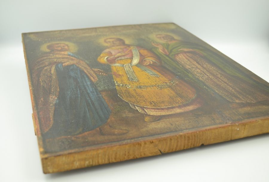 Ікона Святі мученики і сповідники Гурій, Самон та Авів