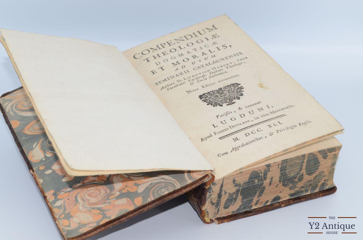 Compendium theologie et moralis. Habert L. 1741